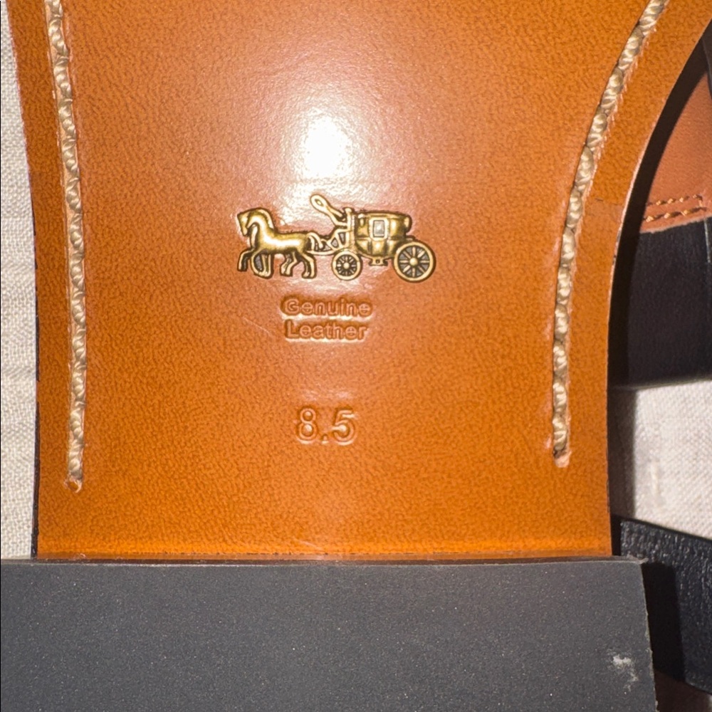 Coach Tea Rose sandals - Picture 6 of 6